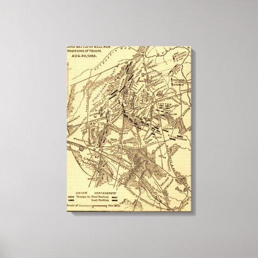 Toile Bataille de Bull Run 5 (Recto)