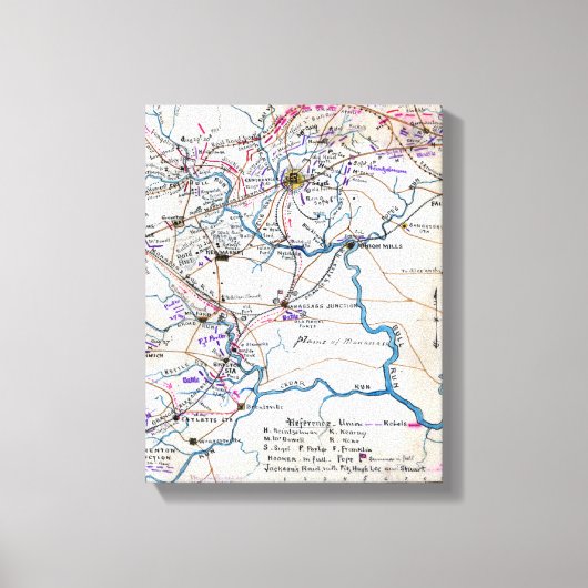 Toile Bataille de Bull Run 6 (Recto)