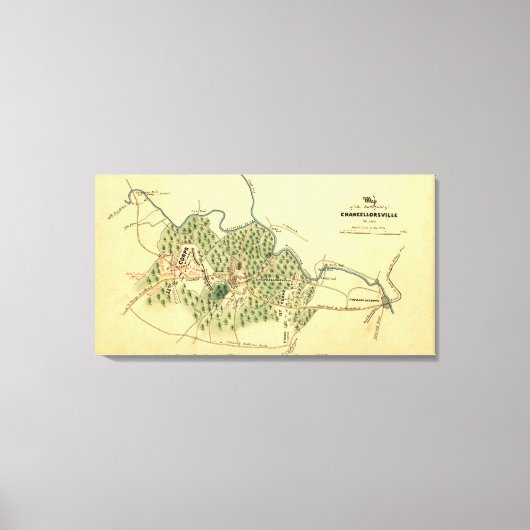 Toile Bataille de Chancellorsville 3 (Recto)