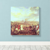 Toile Bataille de Fontenoy, le 11 mai 1745 (Insitu (Plancher de Bois))