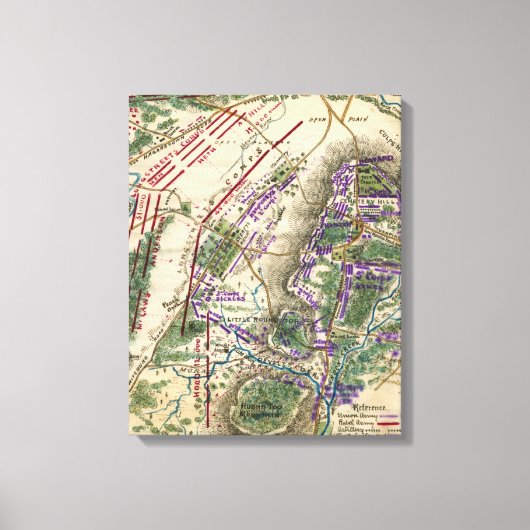 Toile Bataille de Gettysburg 5 (Recto)