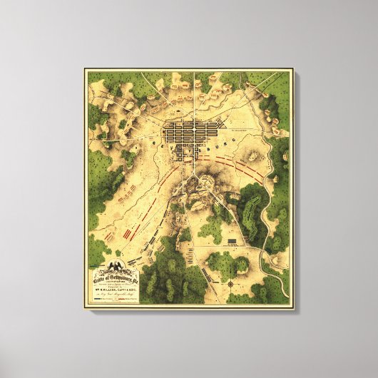 Toile Bataille de Gettysburg 7 (Recto)