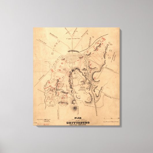 Toile Bataille de Gettysburg 8 (Recto)