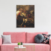 Toile Bataille de Giaour et Hassan (Insitu(Salon))