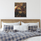 Toile Bataille de Giaour et Hassan (Insitu(Chambre))