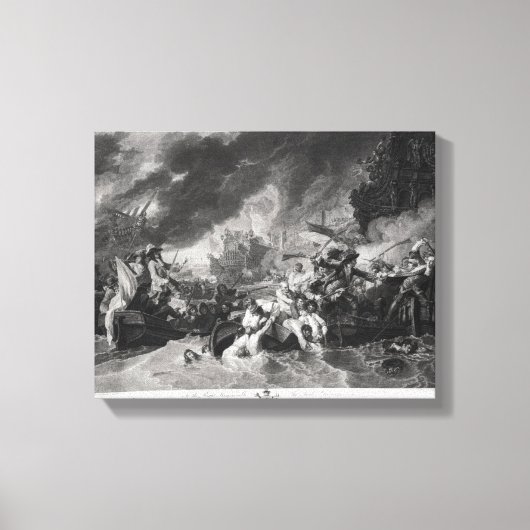 Toile Bataille de La Haye, 29 mai 1692 (Recto)