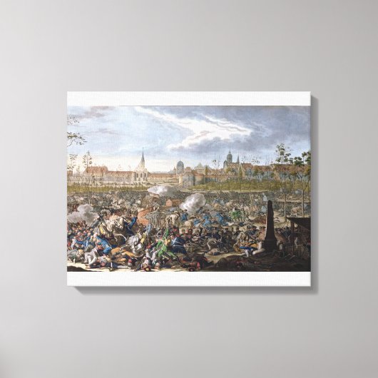 Toile Bataille de Leipzig, le 19 octobre 1813 (Recto)