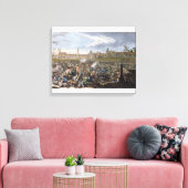 Toile Bataille de Leipzig, le 19 octobre 1813 (Insitu(Salon))