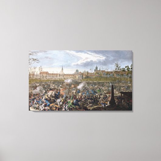 Toile Bataille de Leipzig, le 19 octobre 1813 (Recto)