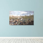 Toile Bataille de Leipzig, le 19 octobre 1813 (Insitu (Plancher de Bois))