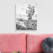 Toile Bataille de Malplaquet (Insitu(Salon))