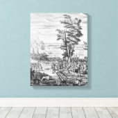 Toile Bataille de Malplaquet (Insitu (Plancher de Bois))