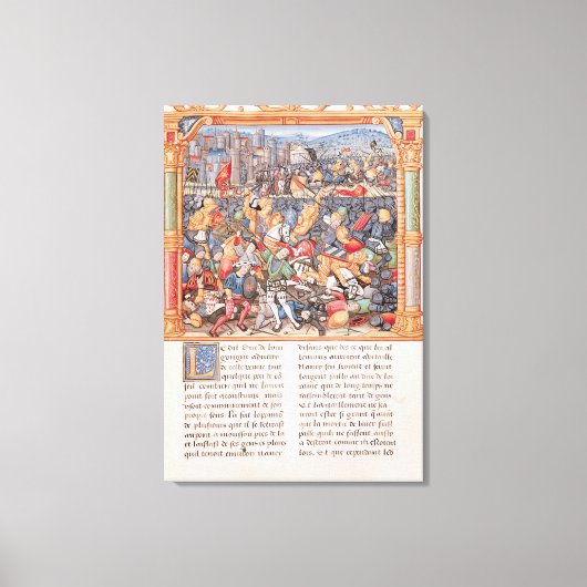 Toile Bataille de Nancy en 1477 (Recto)
