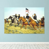 Toile Bataille de Prairie Dog Creek par Ralph Heinz (Insitu (Plancher de Bois))