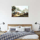 Toile Bataille de Salamanque, gravée par J. Clarke (Insitu(Chambre))