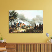 Toile Bataille de Salamanque, gravée par J. Clarke (Insitu(Salon))