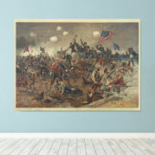 Toile Bataille de Spottsylvania par L. Prang & Co. (1887 (Insitu (Plancher de Bois))