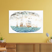 Toile Bataille de Trafalgar 1805 1998 (Insitu(Salon))