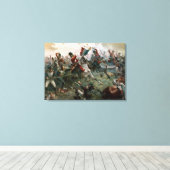 Toile Bataille de Waterloo, le 18 juin 1815, 1898 (coule (Insitu (Plancher de Bois))