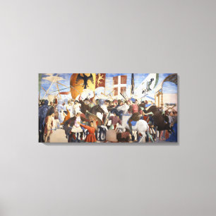 Toile BATAILLE D'HÉRACLÈS par Piero Della Francesca