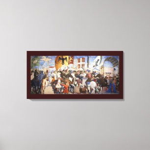 Toile BATAILLE D'HÉRACLIE par Piero Della Francesca