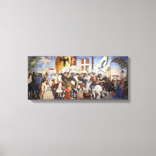 Toile BATAILLE D'HÉRACLIE par Piero Della Francesca