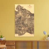 Toile Bataille du désert - Guerre civile Panoramique (Insitu(Salon))