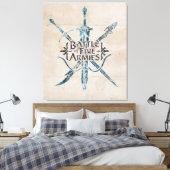 Toile BATAILLE DU logo CINQ ARMIES™ (Insitu(Chambre))