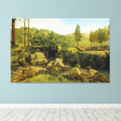 Toile Bataille du Mortain par Keith Rocco (Insitu (Plancher de Bois))