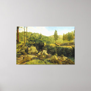 Toile Bataille du Mortain par Keith Rocco