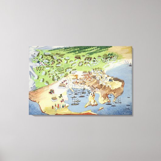 Toile Bataille du Pirée, de l'Histoire Pictorielle de t (Recto)