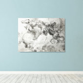 Toile Bataille entre un cavalier et un dragon, c.1482 (Insitu (Plancher de Bois))