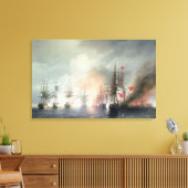 Toile Bataille maritime russo-turque de Sinop (Insitu(Salon))