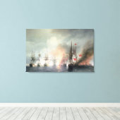 Toile Bataille maritime russo-turque de Sinop (Insitu (Plancher de Bois))