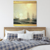 Toile Bataille navale dans la baie de Chesapeake (Insitu(Chambre))
