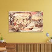 Toile Bataillon indien mexicain (Insitu(Salon))