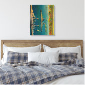 Toile Bataillons américains ancrés à Long Beach (Insitu(Chambre))