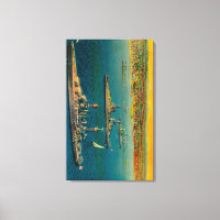 Bataillons américains ancrés à Long Beach