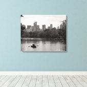 Toile Bateau à Central Park NYC (Toile) (Insitu (Plancher de Bois))