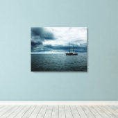 Toile Bateau à couper le souffle naviguant sur les mers  (Insitu (Plancher de Bois))