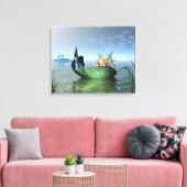 Toile Bateau à papillon (Insitu(Salon))