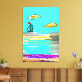 TOILE BATEAU À VOILE (Insitu(Salon))