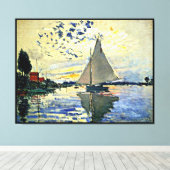 Toile Bateau à voile au Petit Gennevilliers (Insitu (Plancher de Bois))