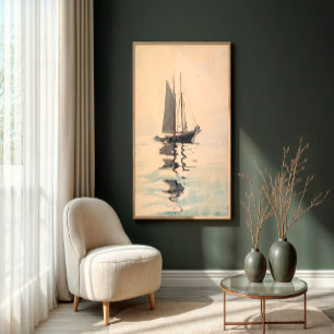 Toile Bateau à voile sur Calm Waters