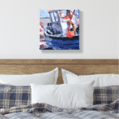 Toile Bateau avec Bouée Rouge (Insitu(Chambre))