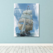 Toile Bateau, Bateau, Peinture WATERCOLOR (Insitu (Plancher de Bois))