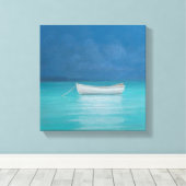 Toile Bateau blanc Kilifi 2012 (Insitu (Plancher de Bois))