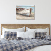 Toile Bateau blanchi à la chaux sur la rive (Insitu(Chambre))