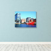 Toile Bateau dans l'Albert Dock (Insitu (Plancher de Bois))
