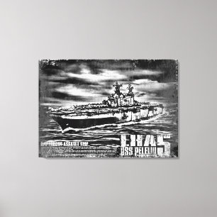 Toile Bateau d'assaut amphibie Peleliu Wrappedcanvas